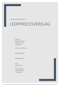 Leerproces verslag (LPV) PLP 4, behaald resultaat 9.7! Zie toegevoegde beoordelingsformulier!