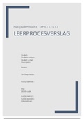 Leerproces verslag (LPV) PLP 3, behaald resultaat 9.6! Zie beoordelingsformulier!