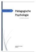 Pädagogische Psychologie - Zusammenfassung