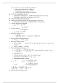 T-Test for Two Independent/Related Samples