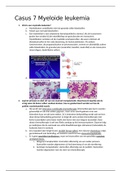 Q&A Casus 7 Myeloide Leukemia