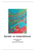 Taal - spraak problemen (cijfer 9.4): leerling met logopedie probleem observeren, signaleren en adviseren