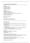 Samenvatting hoorcolleges semester 1 blok 2