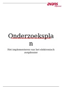 Onderzoeksplan 