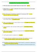 Straighterline Nutrition 101 Final Exam Latest (Already Graded A Plus)