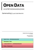 Samenvatting 'Open data in de Netwerksamenleving