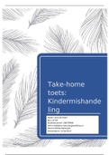 Take home toets Kindermishandeling