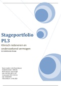 Stageportfolio compleet PL3 verpleegkunde HBO