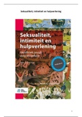 Samenvatting Seksualiteit, intimiteit en hulpverlening H1 + 3.1