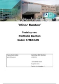 Portfolio minor Kanton