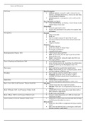 James I& Parliament Revision Table