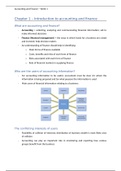 Accounting and Finance: An Introduction - McLaney and Atrill (2018) - Chapter 1 (Summary)