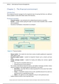 Introduction to Finance (Corporate Finance and Investment: decision and strategies) - Chapter 2( Summary)