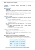 Introduction to Finance (Corporate Finance and Investment: decision and strategies) - Chapter 3( Summary)