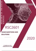 RSC26012023 FULL EXAMPACK LATEST PAST PAPERS AND SOLUTIONS AND QUESTIONS COMPREHENSIVE PACK  FOR EXAM AND ASSIGNMENT PREP