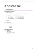 Verpleegkundige methodiek en vaardigheden 6 Anesthesie 