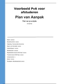 Plan van Aanpak voorbeeld scriptie 