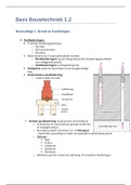 Samenvatting Basis Bouwtechniek 1.2 Built Environment