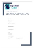 Leeprocesverslagen PLP 3, 4 en 5! Alle leerprocesverslagen die je moet hebben. Allen beoordeeld met minimaal een 9