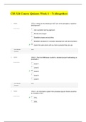 Devry University,Chicago:CIS 321 Structured Analysis And Design/CIS 321 Course Quizzes Week 1 – 7(Altogether);All Graded A