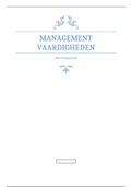 Samenvatting 'managementvaardigheden'