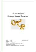 De sleutel(s) tot Strategic Aligned Behaviour