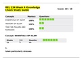 REL 134 Week 4 Knowledge Check (2019/20 New), All answers correct.