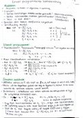 Lineair Programmeren samenvatting