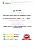 Microsoft AZ-301 Practice Test,AZ-301 Exam Dumps 2020 Update