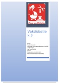 Vakdidactiek 3