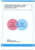 First Order Cybernetics & Second Order Cybernetics Assignment - 94 percent