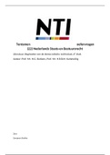 Tentamen oefenvragen (22) Nederlands Staats-en Bestuursrecht  NTI