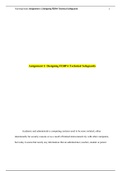 Strayer University: CIS 349 Information Technology Audit and Control/CIS 349 Week 2 Assignment 1, Designing FERPA Technical Safeguards|COMPLETED|