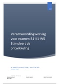 Verantwoordingsverslag B1-K1-W5