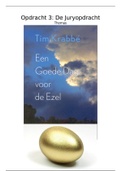 Juryopdracht: Het Gouden Ei en Een Goede Dag voor de Ezel (Tim Krabbé)