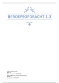 Beroepsopdracht 1.3 