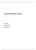 Samenvatting gezondheidspsychologie hoofdstuk 1 tm 5
