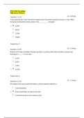 PSYC 304 Week 4 Mid-Term Exam;100% Score