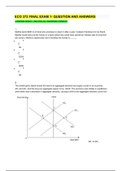 ECO 372 Final Exam Guide 1 - Latest 2019/20 Answers; A+ Guide.