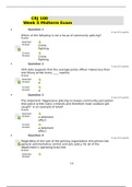 CRJ 100 Week 5 Midterm Exam-100 Quiz with Answers: Strayer University (Solutions Updated 2020) GRADED A!