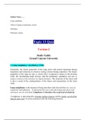 NUR 631 Topic 13 Quiz Study Guide - version2