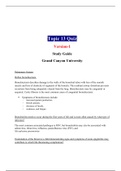 NUR 631 Topic 13 Quiz Study Guide - version1