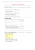 MAT 300 Statistics Aleks Midterm Exam;Already Graded A