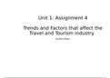 Unit 1: Investigate the Travel & Tourism Industry P5, M2