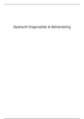 Opdracht Diagnostiek & Behandeling - Casusbeschrijving