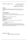 NR 630 Week 4 Assignment, Calculation of FTE and Variance Analysis