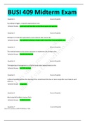 BUSI 409 Midterm Exam 2022/2023, Nonprofit Management   According to Higgins, nonprofit organizations have: Managers of nonprofit organizations must measure their success by: This method relates to the actions necessary to implement the strategic plan. Th