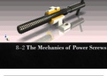 8–2 The Mechanics of Power Screws
