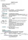 Embryology Notes 