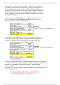 QRB 501 Week 5 Team Assignment ; Financial Valuation (Time-Value of Money) Cases